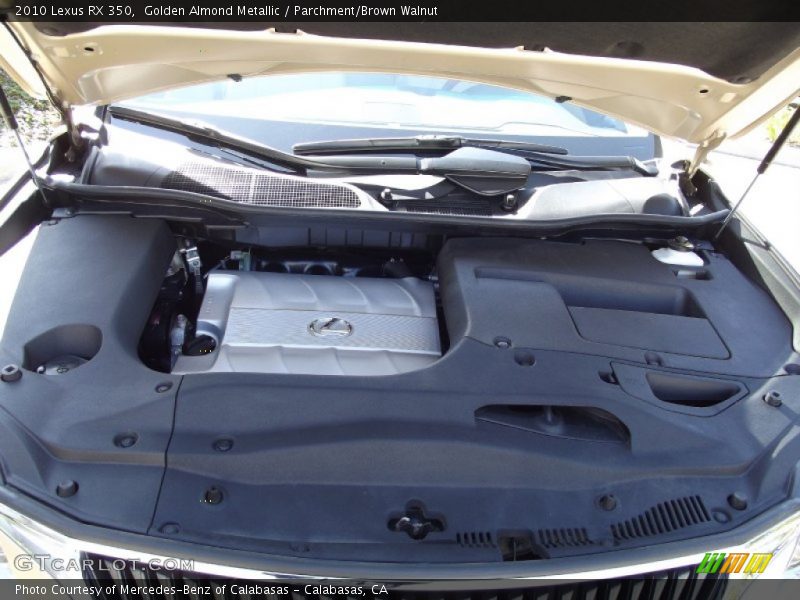 Golden Almond Metallic / Parchment/Brown Walnut 2010 Lexus RX 350