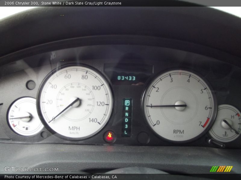 Stone White / Dark Slate Gray/Light Graystone 2006 Chrysler 300