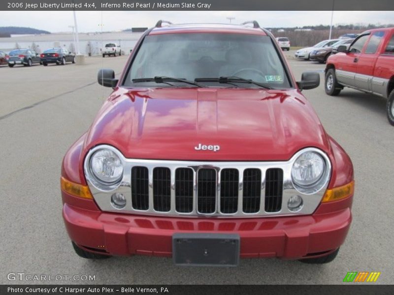 Inferno Red Pearl / Medium Slate Gray 2006 Jeep Liberty Limited 4x4