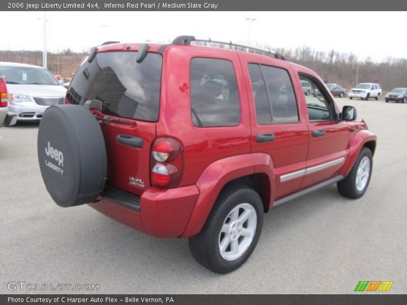 Inferno Red Pearl / Medium Slate Gray 2006 Jeep Liberty Limited 4x4