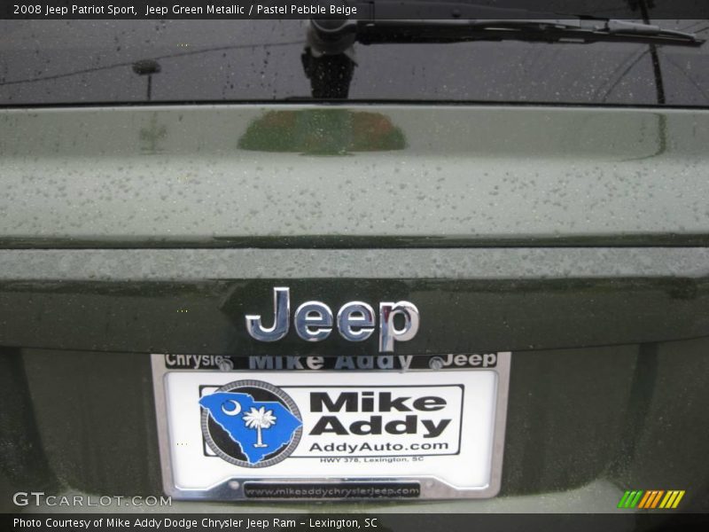 Jeep Green Metallic / Pastel Pebble Beige 2008 Jeep Patriot Sport