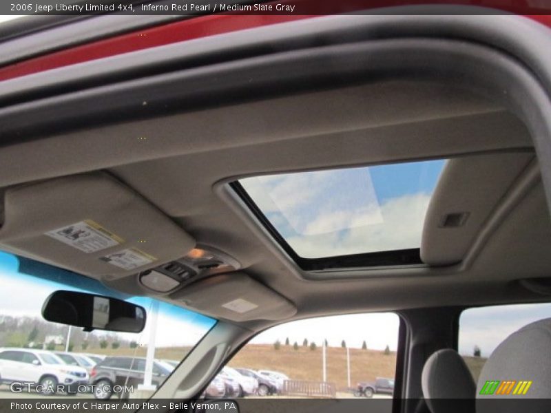 Inferno Red Pearl / Medium Slate Gray 2006 Jeep Liberty Limited 4x4
