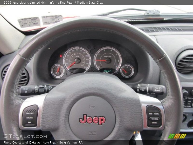 Inferno Red Pearl / Medium Slate Gray 2006 Jeep Liberty Limited 4x4