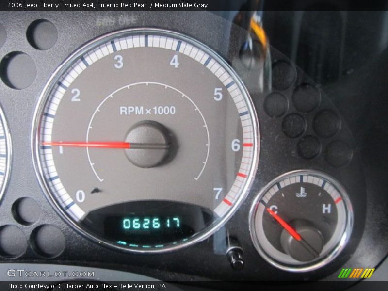 Inferno Red Pearl / Medium Slate Gray 2006 Jeep Liberty Limited 4x4