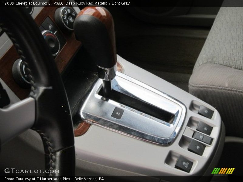 Deep Ruby Red Metallic / Light Gray 2009 Chevrolet Equinox LT AWD