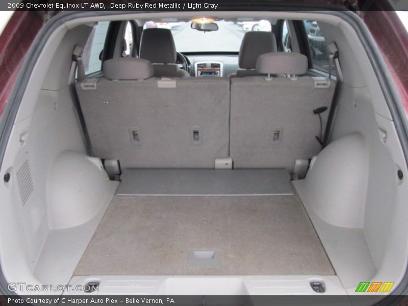 Deep Ruby Red Metallic / Light Gray 2009 Chevrolet Equinox LT AWD