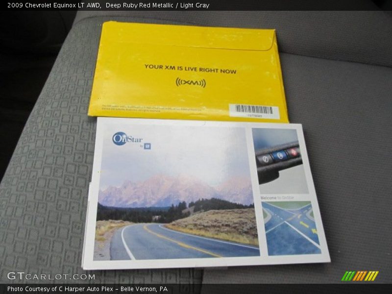 Deep Ruby Red Metallic / Light Gray 2009 Chevrolet Equinox LT AWD
