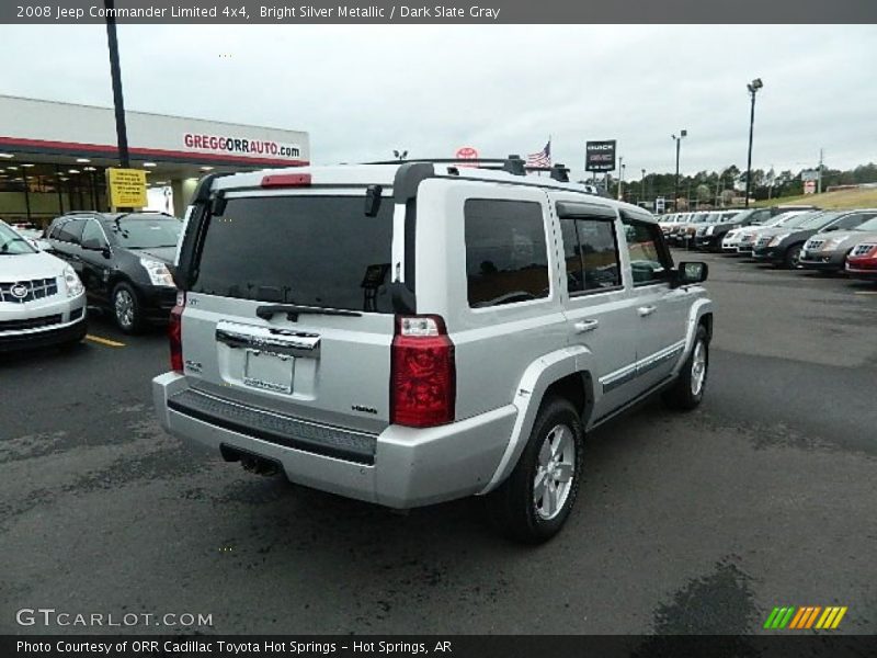 Bright Silver Metallic / Dark Slate Gray 2008 Jeep Commander Limited 4x4