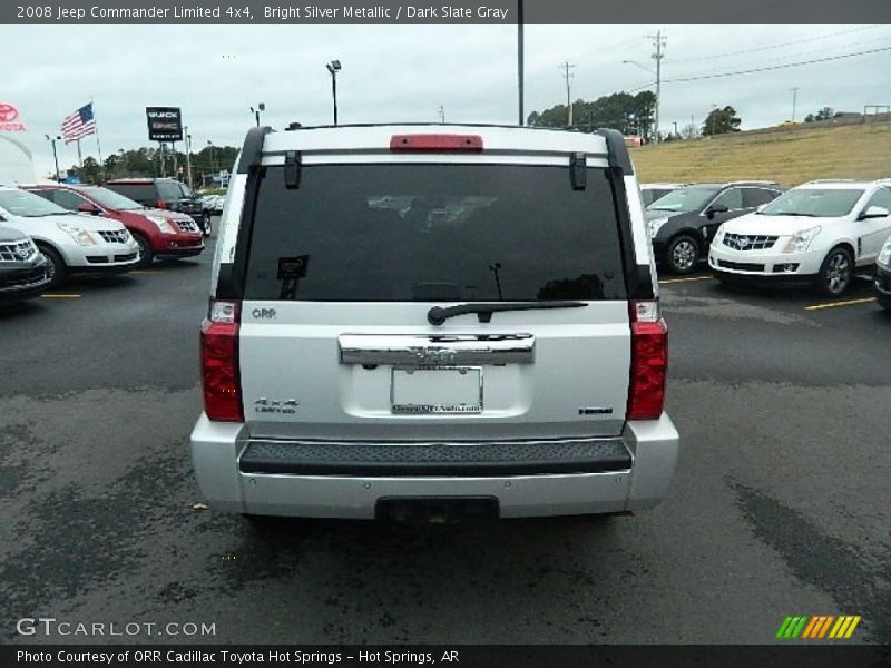 Bright Silver Metallic / Dark Slate Gray 2008 Jeep Commander Limited 4x4