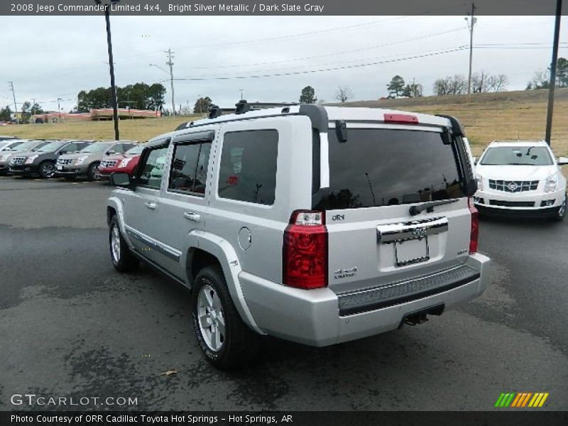 Bright Silver Metallic / Dark Slate Gray 2008 Jeep Commander Limited 4x4