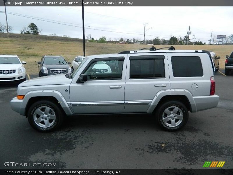 Bright Silver Metallic / Dark Slate Gray 2008 Jeep Commander Limited 4x4