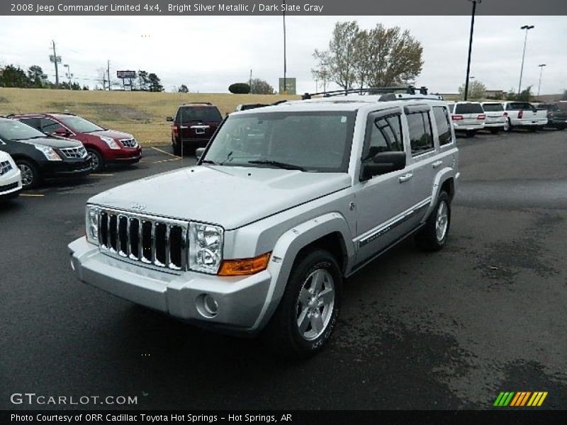 Bright Silver Metallic / Dark Slate Gray 2008 Jeep Commander Limited 4x4