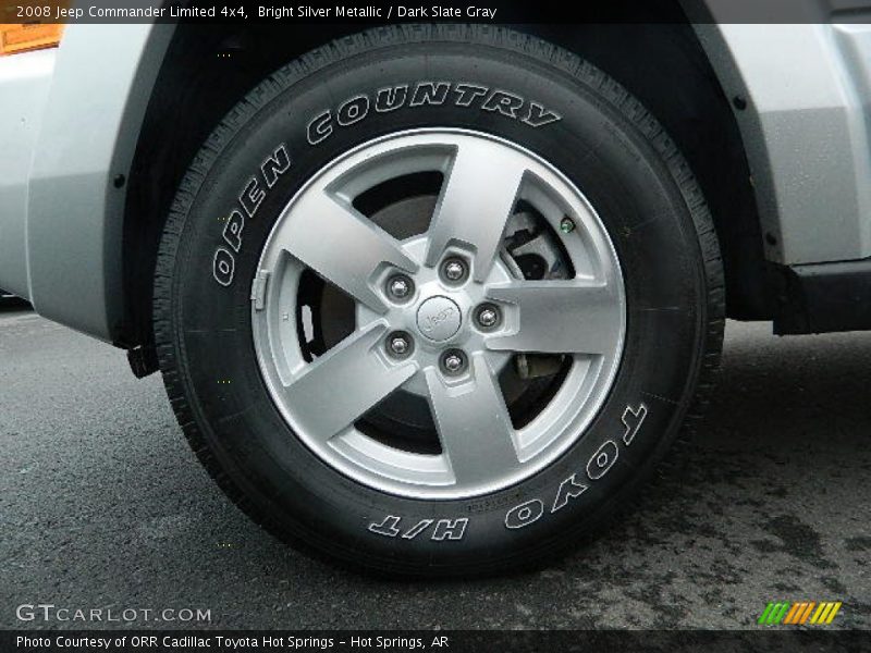 Bright Silver Metallic / Dark Slate Gray 2008 Jeep Commander Limited 4x4