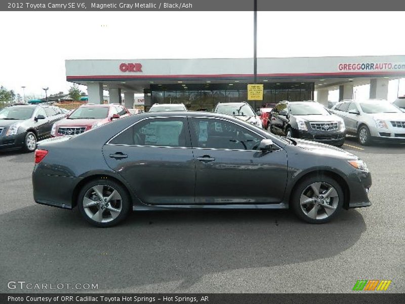 Magnetic Gray Metallic / Black/Ash 2012 Toyota Camry SE V6