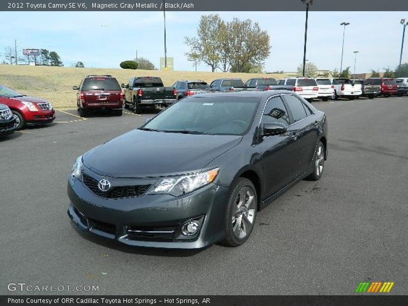 Magnetic Gray Metallic / Black/Ash 2012 Toyota Camry SE V6
