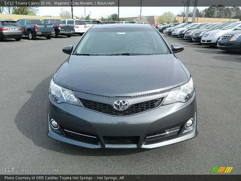 Magnetic Gray Metallic / Black/Ash 2012 Toyota Camry SE V6