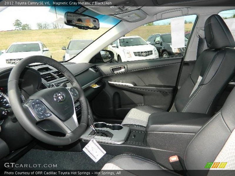 Magnetic Gray Metallic / Black/Ash 2012 Toyota Camry SE V6