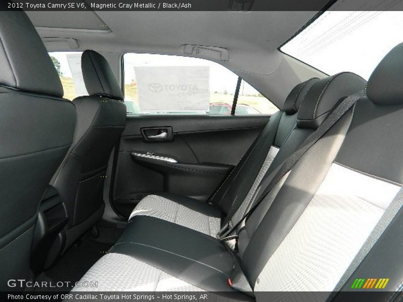Magnetic Gray Metallic / Black/Ash 2012 Toyota Camry SE V6