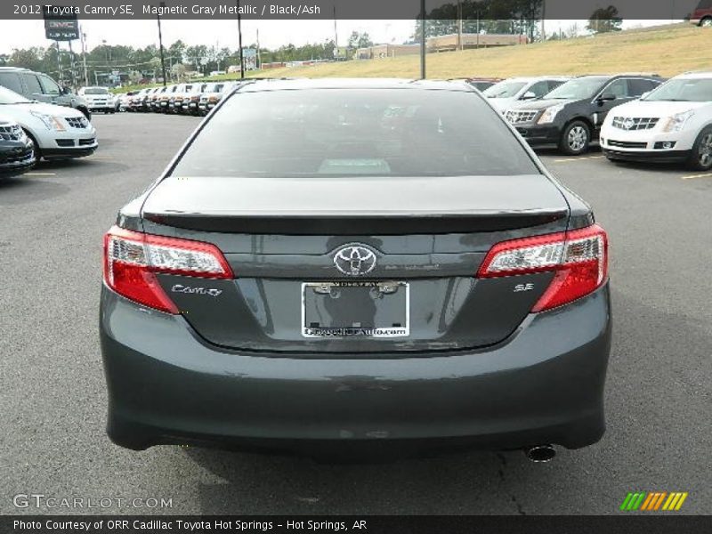 Magnetic Gray Metallic / Black/Ash 2012 Toyota Camry SE