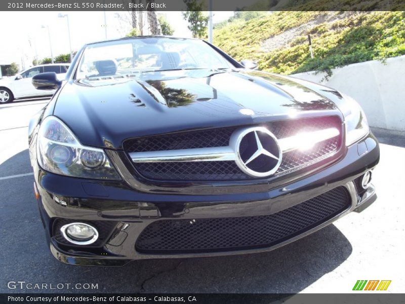 Black / Black 2012 Mercedes-Benz SL 550 Roadster