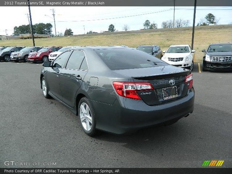 Magnetic Gray Metallic / Black/Ash 2012 Toyota Camry SE