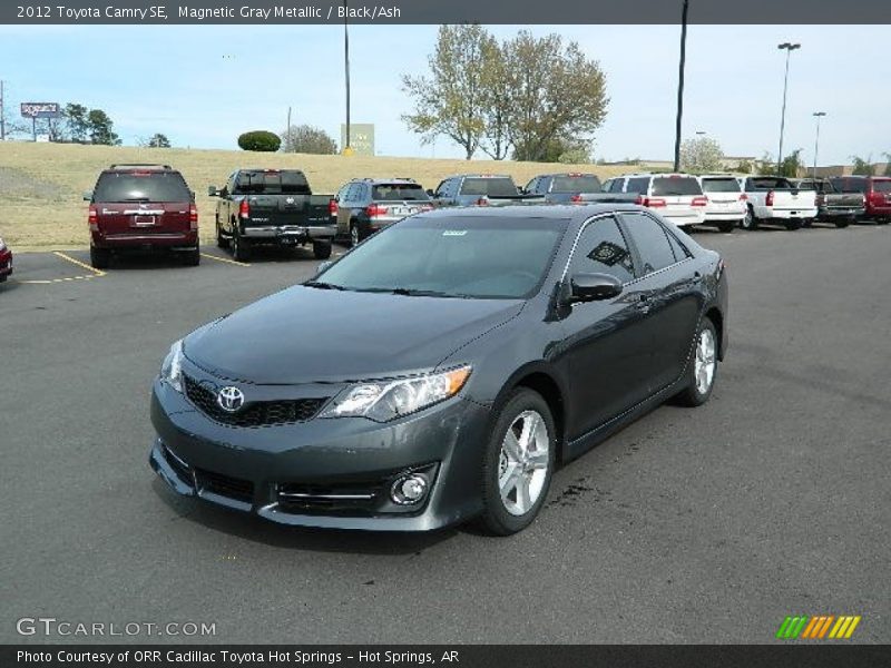 Magnetic Gray Metallic / Black/Ash 2012 Toyota Camry SE