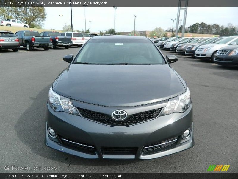 Magnetic Gray Metallic / Black/Ash 2012 Toyota Camry SE