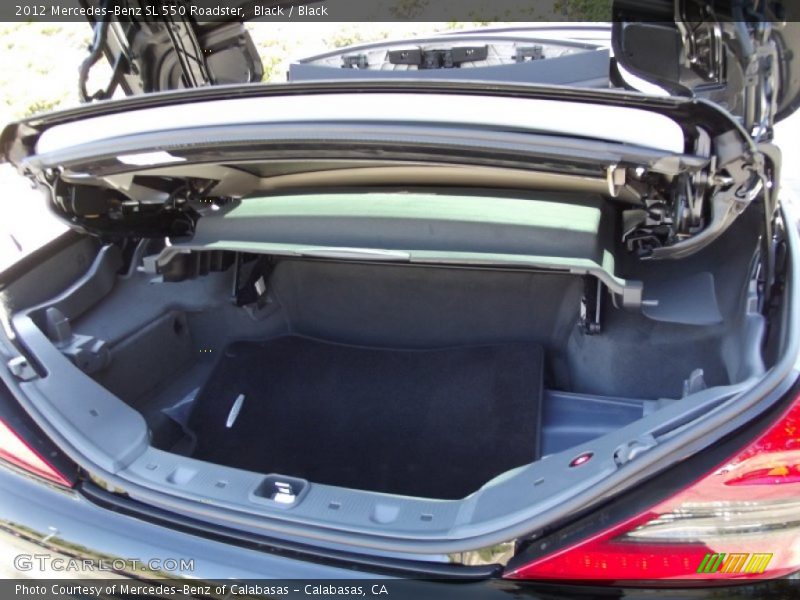 Black / Black 2012 Mercedes-Benz SL 550 Roadster