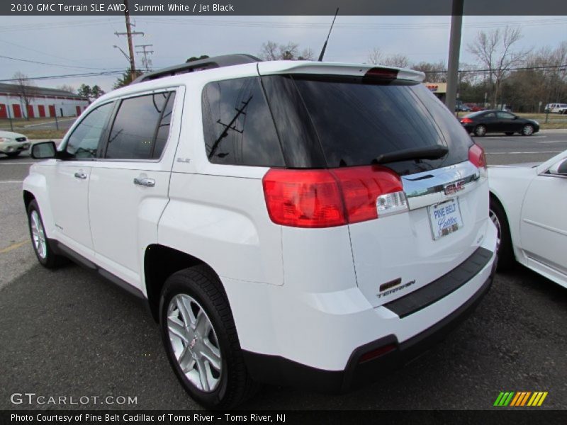 Summit White / Jet Black 2010 GMC Terrain SLE AWD