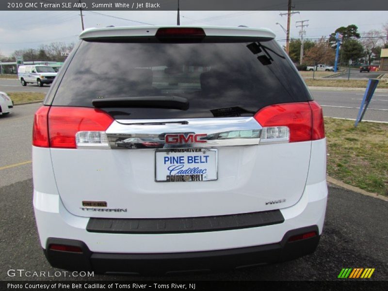 Summit White / Jet Black 2010 GMC Terrain SLE AWD