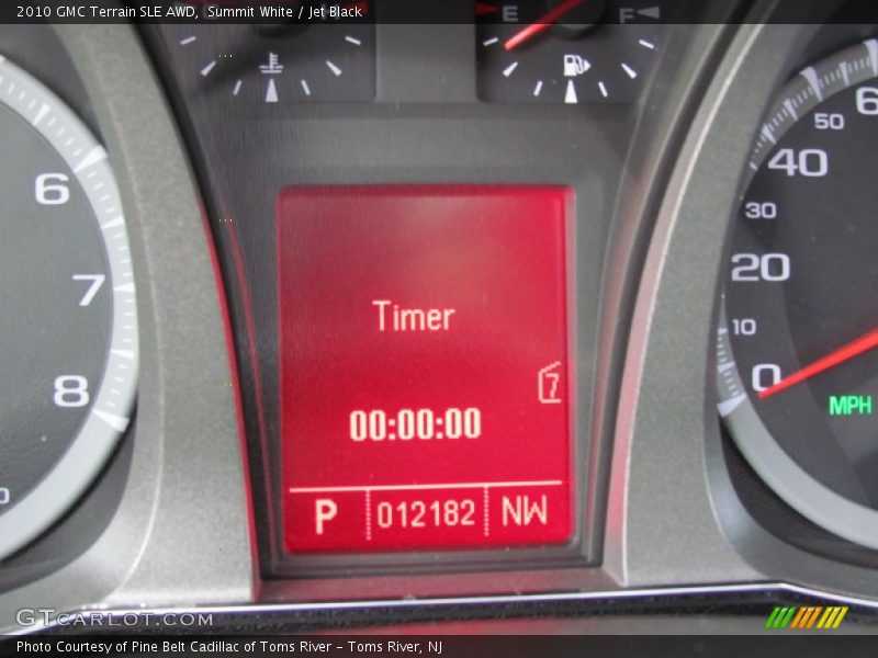 Summit White / Jet Black 2010 GMC Terrain SLE AWD