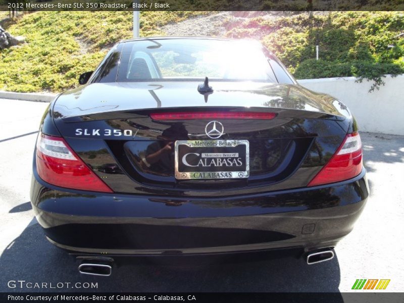 Black / Black 2012 Mercedes-Benz SLK 350 Roadster