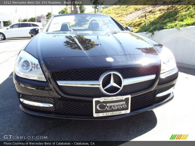 Black / Black 2012 Mercedes-Benz SLK 350 Roadster