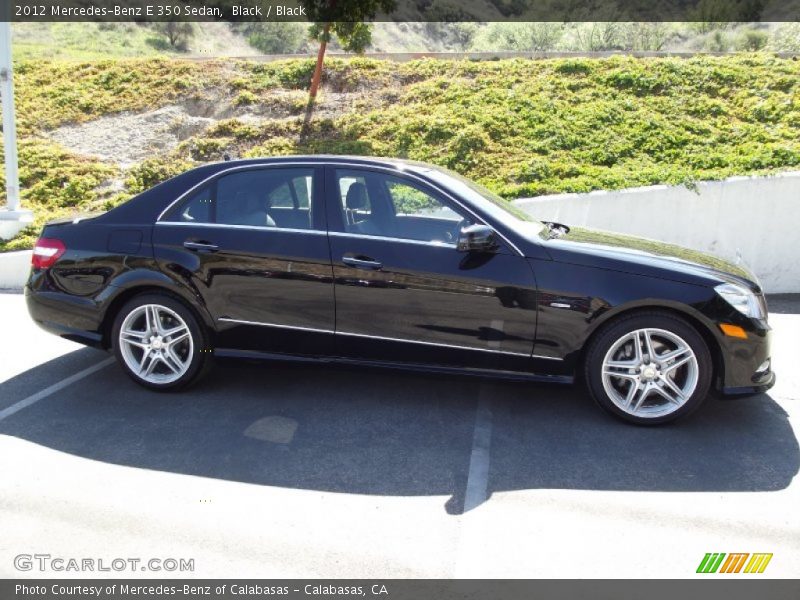 Black / Black 2012 Mercedes-Benz E 350 Sedan