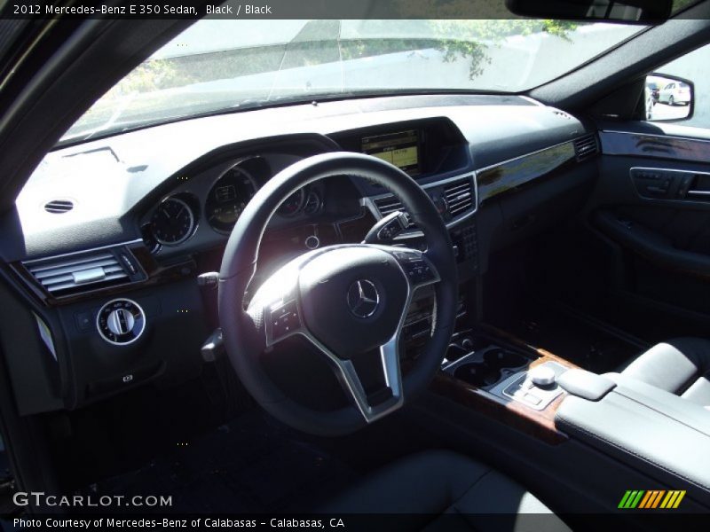 Black / Black 2012 Mercedes-Benz E 350 Sedan
