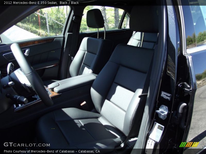 Black / Black 2012 Mercedes-Benz E 350 Sedan