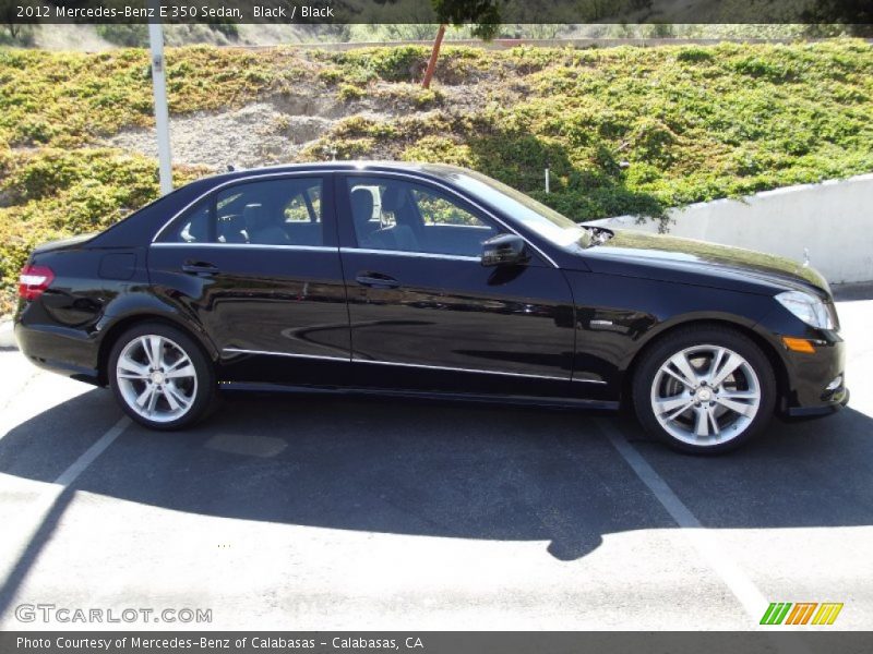 Black / Black 2012 Mercedes-Benz E 350 Sedan
