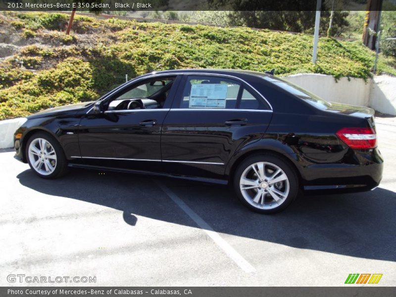 Black / Black 2012 Mercedes-Benz E 350 Sedan