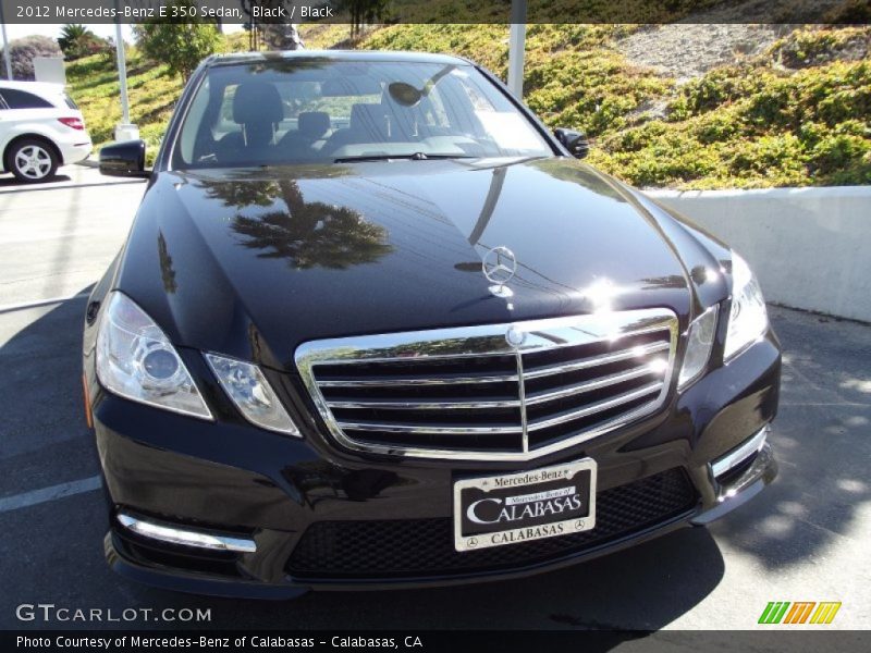 Black / Black 2012 Mercedes-Benz E 350 Sedan