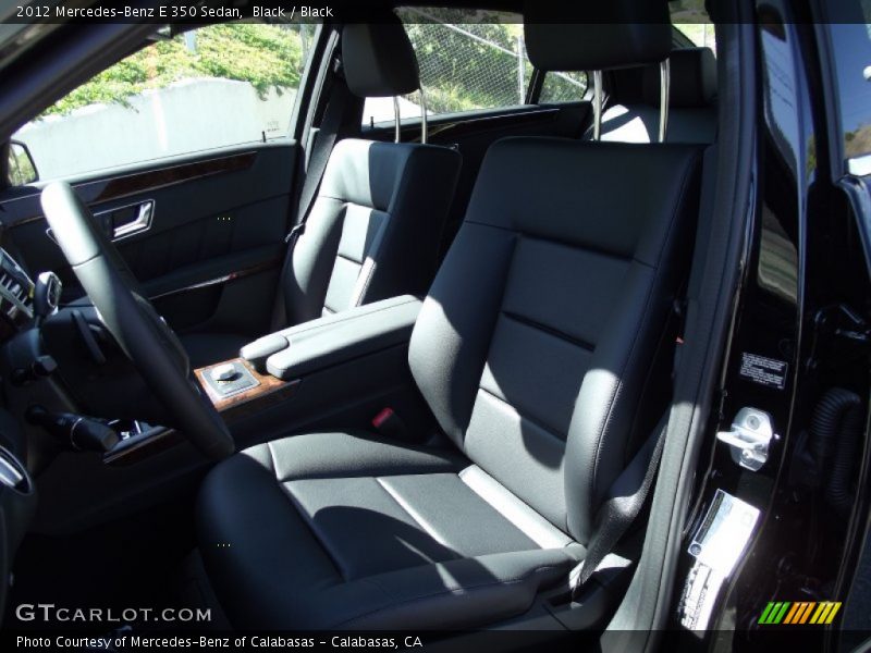 Black / Black 2012 Mercedes-Benz E 350 Sedan