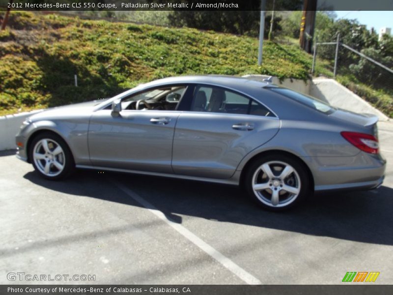 Palladium Silver Metallic / Almond/Mocha 2012 Mercedes-Benz CLS 550 Coupe