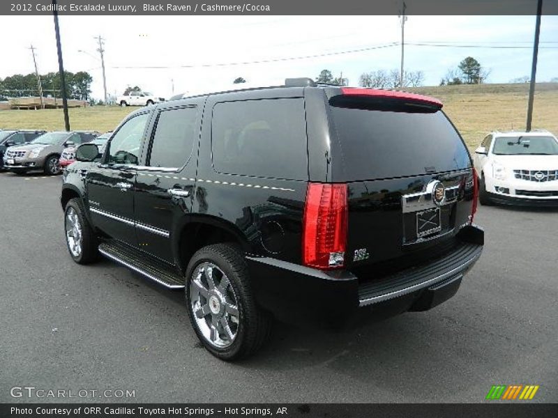 Black Raven / Cashmere/Cocoa 2012 Cadillac Escalade Luxury