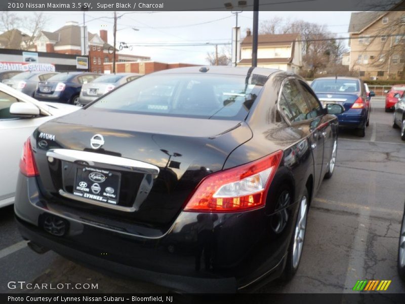 Super Black / Charcoal 2010 Nissan Maxima 3.5 SV