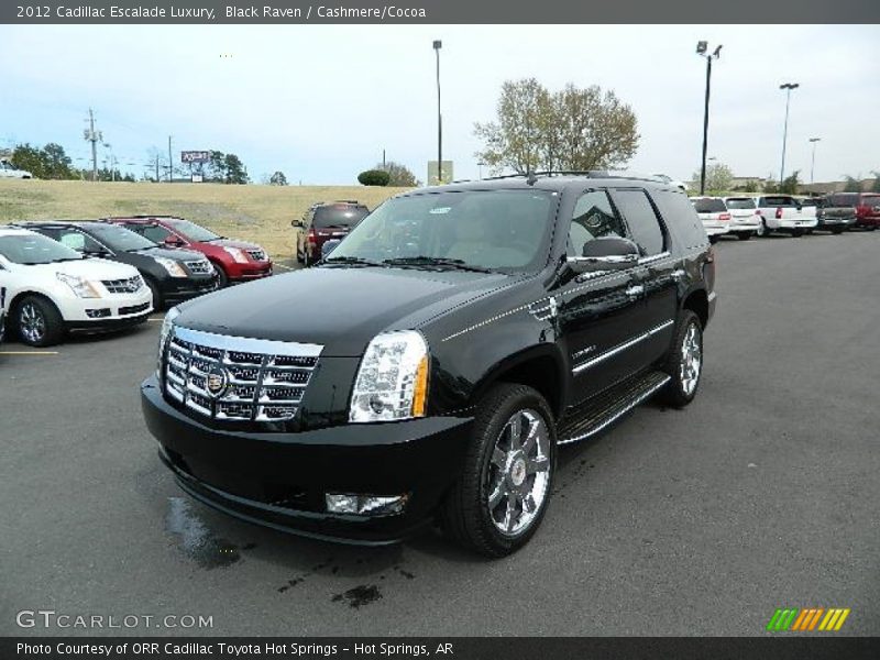 Black Raven / Cashmere/Cocoa 2012 Cadillac Escalade Luxury