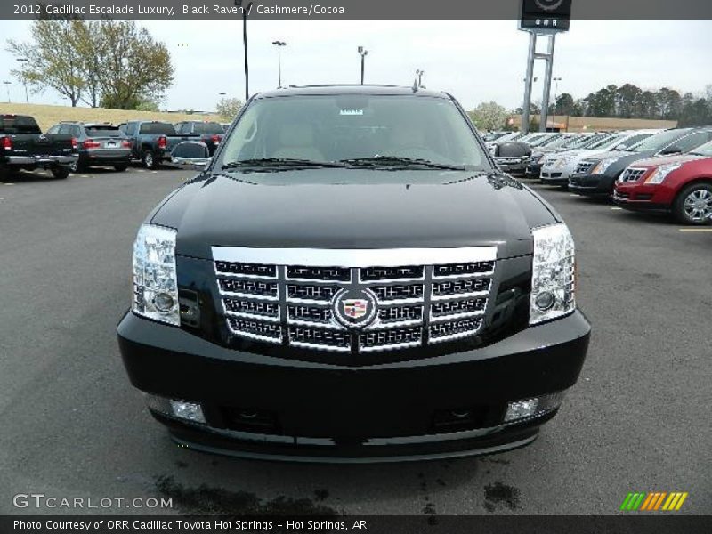 Black Raven / Cashmere/Cocoa 2012 Cadillac Escalade Luxury