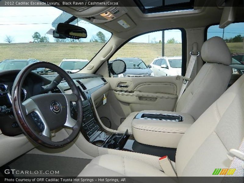 Black Raven / Cashmere/Cocoa 2012 Cadillac Escalade Luxury