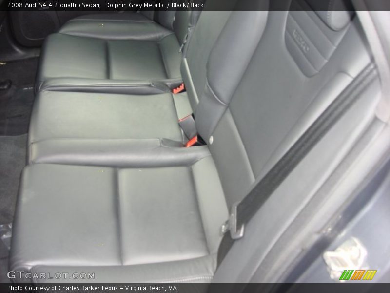 Dolphin Grey Metallic / Black/Black 2008 Audi S4 4.2 quattro Sedan