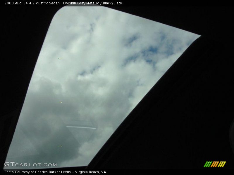 Dolphin Grey Metallic / Black/Black 2008 Audi S4 4.2 quattro Sedan
