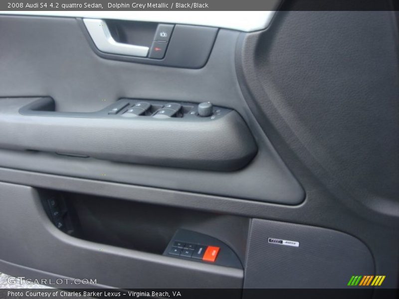 Dolphin Grey Metallic / Black/Black 2008 Audi S4 4.2 quattro Sedan