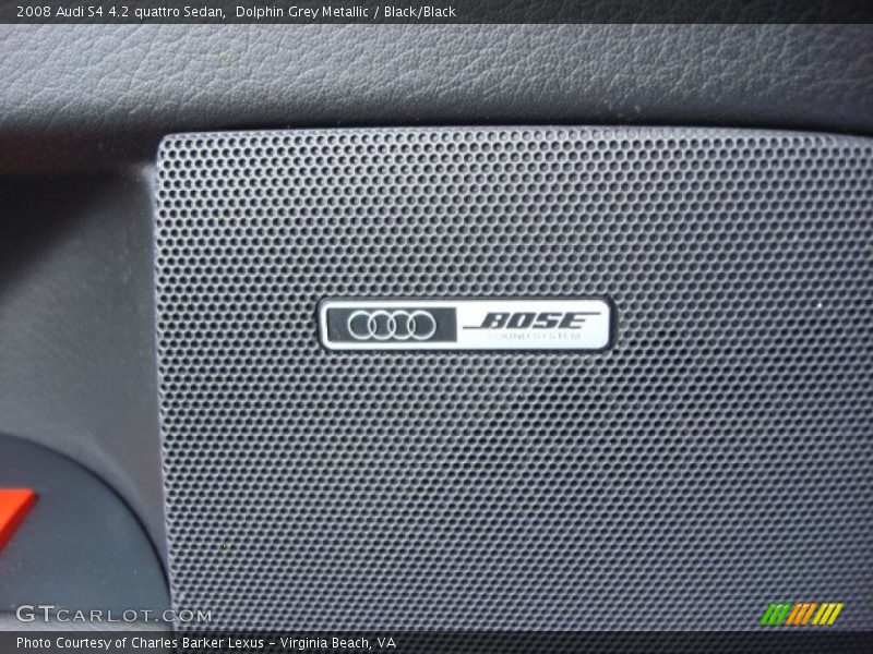 Dolphin Grey Metallic / Black/Black 2008 Audi S4 4.2 quattro Sedan